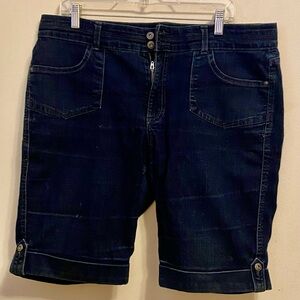 Gloria Vanderbilt Midnight Blue Jean Shorts